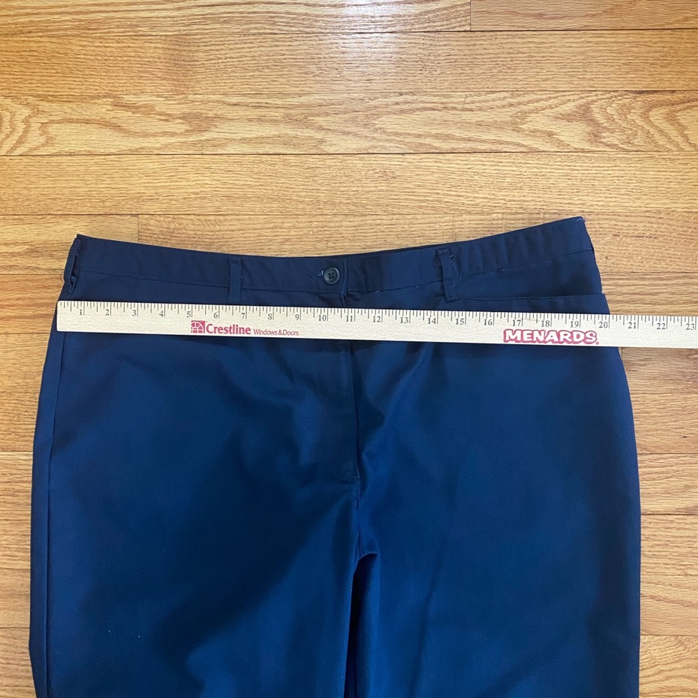 Cintas Cathy Fit Pants Women’s 18 Short Blue 3Pocket Uniform Pants Work Pants - Picture 7 of 10